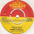 DIONNE WARWICK : REACH OUT FOR ME / HOW MANY DAYS OF SADNESS