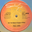 PAUL LEWIS : INNER CITY BLUES / GIRL YOU NEED A CHANGE OF MIND