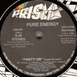 PURE ENERGY : PARTY ON