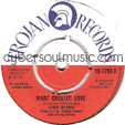 TEDDY BROWN / WHAT GREATER LOVE / LADY LOVE