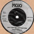 TIMMY THOMAS : WHY CAN'T WE LIVE TOGETHER / FUNKY ME